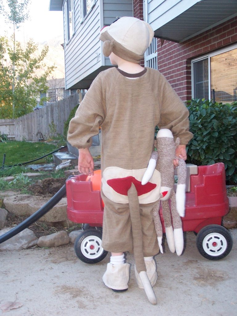 sock moneky costume