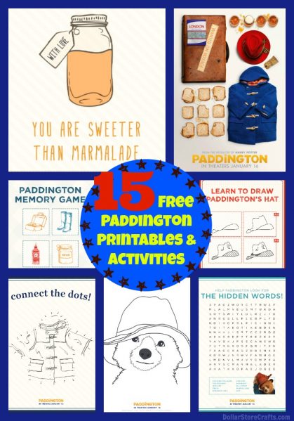 15 Free Paddington Printables