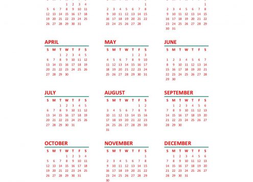 Free printable tea towel calendar from DollarStoreCrafts.com