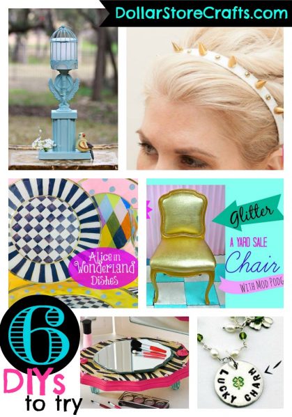 6 DIYS to Try this Weekend from DollarStoreCrafts.com