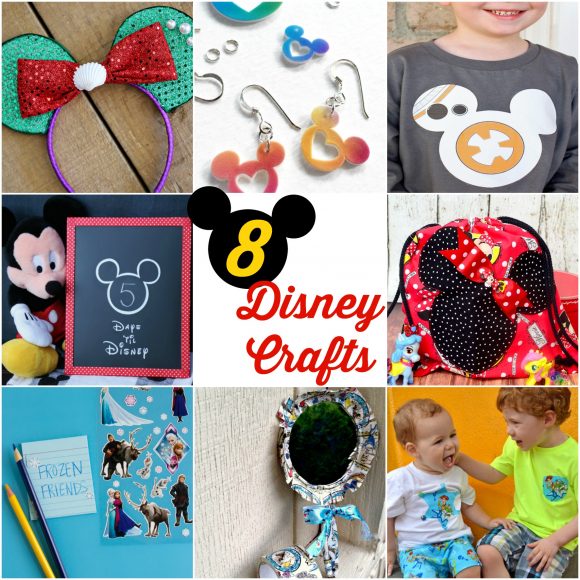 8 Disney Crafts -- free tutorials 