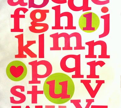 Turn alphabet stickers into wall art (via dollarstorecrafts.com)