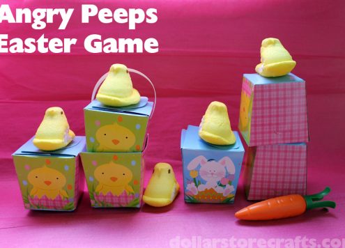 What to do with leftover Peeps: Angry Peeps Game!
