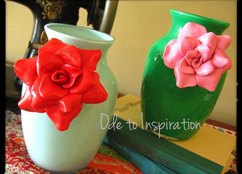 Anthro-inspired floral vases