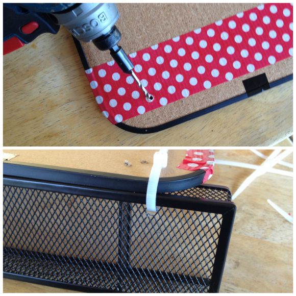 Kitchen command station using dollar store stuff and Scotch® Duct Tapes #scotchducttape