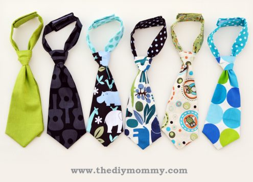 Tutorial - how to make baby neckties