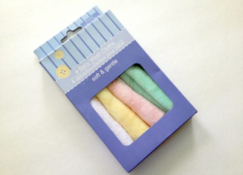 Baby washcloths