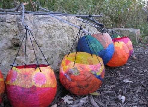 balloon paper lanterns