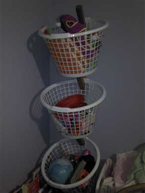DIY Basket Tree