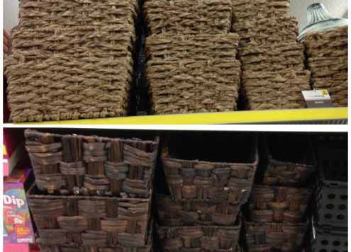baskets at Dollar General