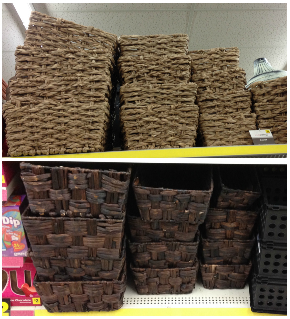 baskets at Dollar General