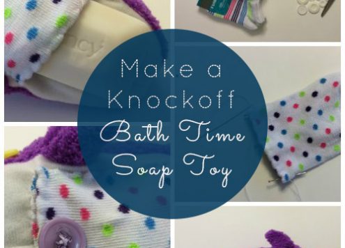 DIY Bath Time Soak Toy - I got the inspiration for this craft watching Shark Tank. The creators were looking for investors. They now sell for $14.95 and work about the same way as the ones I created.