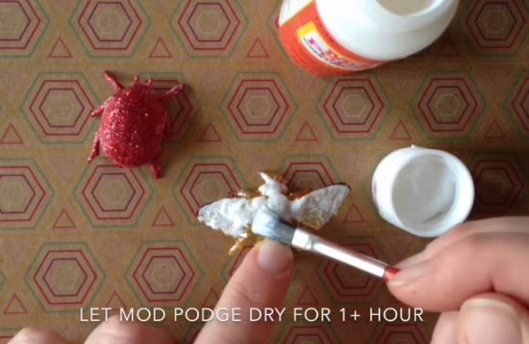 Glitter Bee Necklace