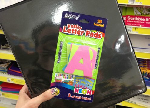 Binder and letters from Dollar General