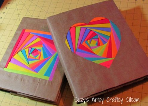 Folded Paper Book Covers