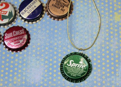 bottlecap necklace