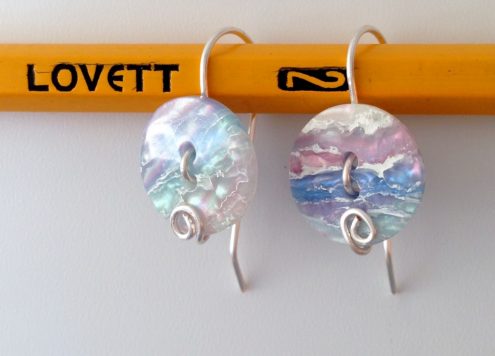 Make Button Earrings