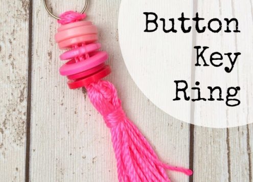 Make a Button Tassel Keychain