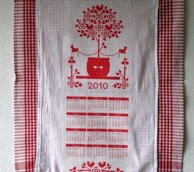 tea towel calendar