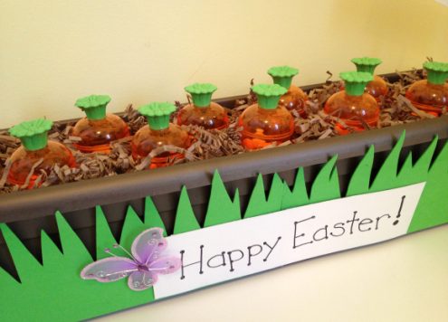 Tutorial: Carrot Garden Easter Favors