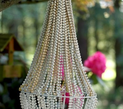 beaded chandelier