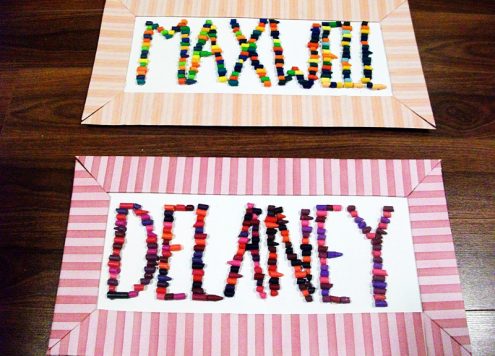 crayon name craft