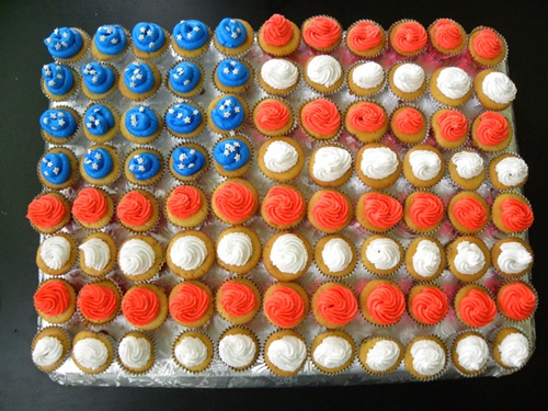 July 4th cupcakes