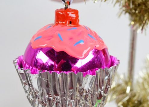 DIY Cupcake Ornaments