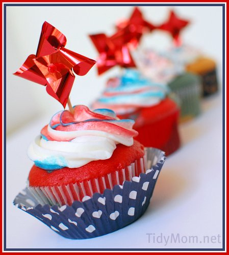 July 4th cupcakes