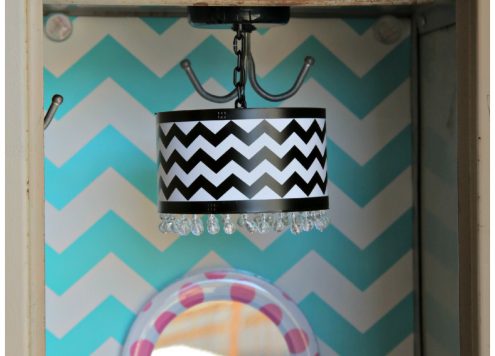 Modern chevron lamp for your locker! Magnetic! LLZ by Lockerlookz