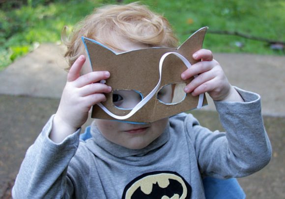 diy batman mask