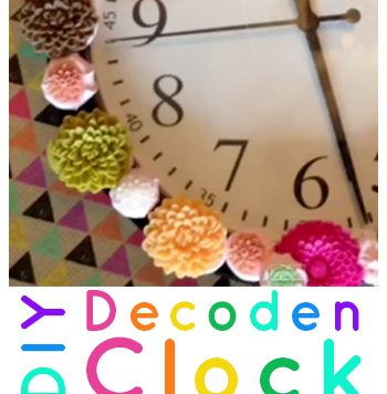 Easy Decoden Clock - What's the time? It's time to do Decoden!
