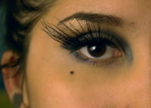 diy false eyelashes