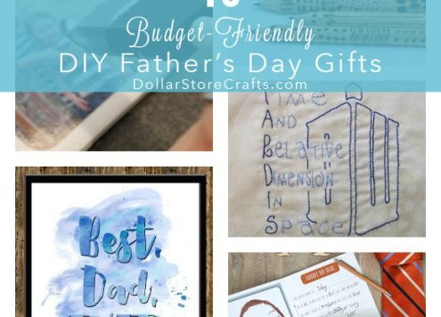 There's one crafting weekend left before Father's Day, so if you're planning a DIY Father's Day gift, now's the time to get cracking! If you need a little DIY Father's Day gift inspiration, here are 10 fun gifts that you can make on a budget.