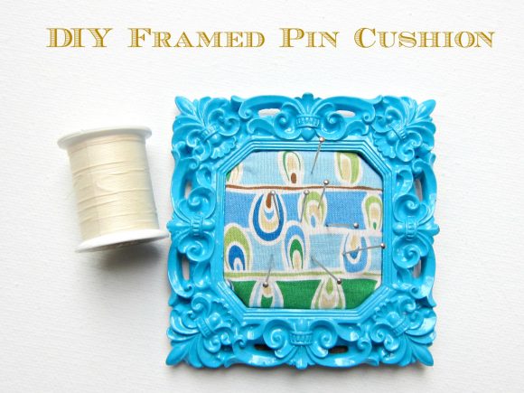 DIY Framed Pin Cushion