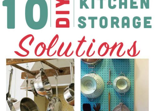 10 DIY Kitchen Storage Ideas