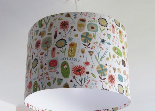 Make a hanging lamp shade from scratch (via dollarstorecrafts.com)