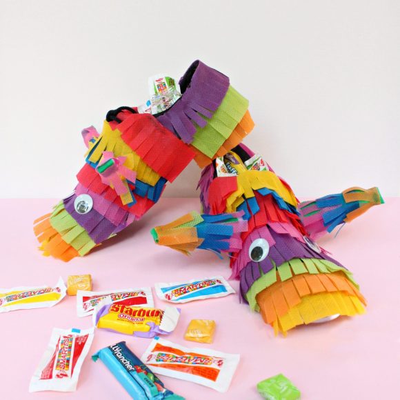 DIY Pinata Costume Shoes