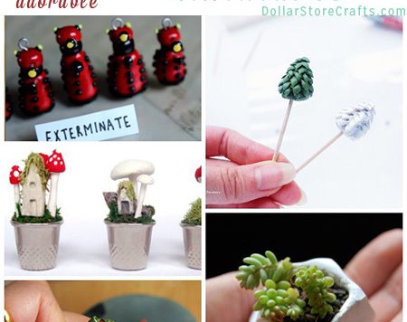 10 Miniatures to Make with Polymer Clay - Who doesn't love a cute miniature? Plus, these miniature polymer clay projects make great stashbusters. Use up every bit of the clay you bought!