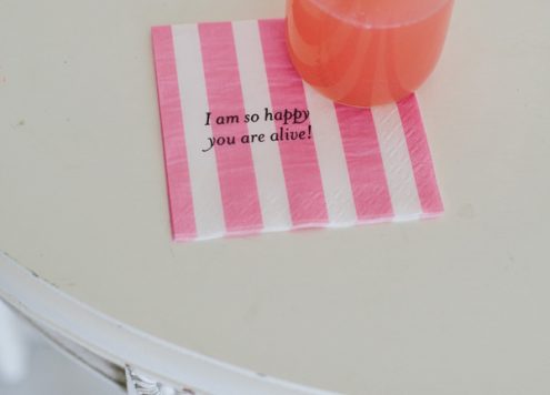 how to print on napkins