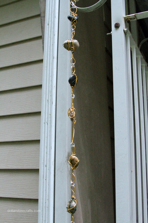 DIY rain chain