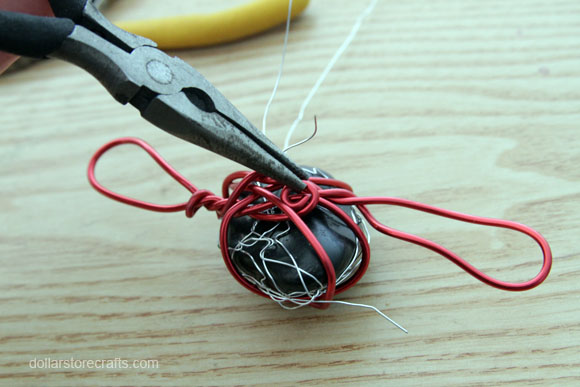 curl the end of the wire