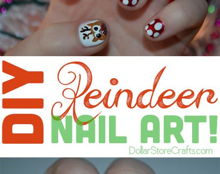 With a few simple steps, some patience, and a bit of practice- you too can rock some fabulous reindeer nail art!