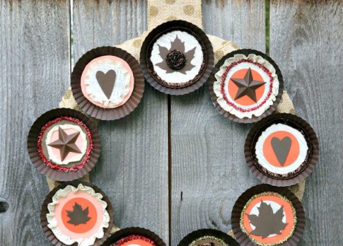 Rustic Tin Fall Wreath