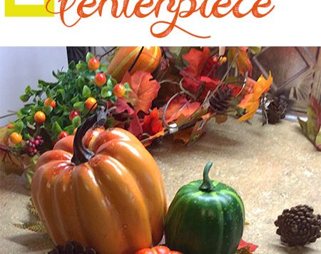 Yes, you can make this beautiful silk Thanksgiving centerpiece and use it for years to come!