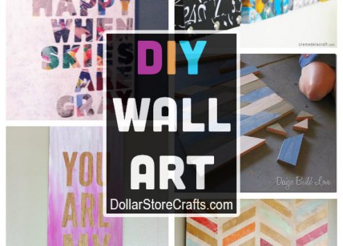 10 DIY Wall Art Ideas from Recycled Materials