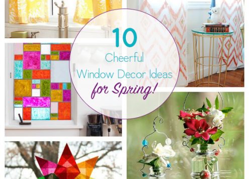 10 DIY Window Dressings to Bring in the Spring