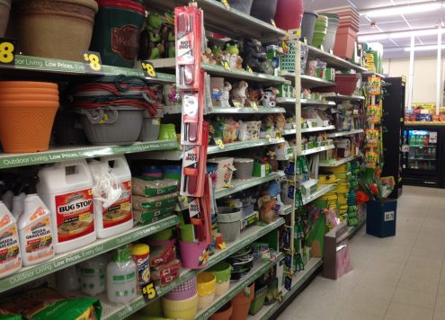 garden section at Dollar General
