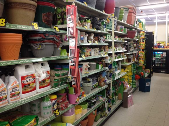garden section at Dollar General