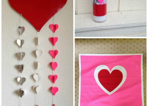 Dollar store crafts: 3 Duck Tape Valentine Craft ideas